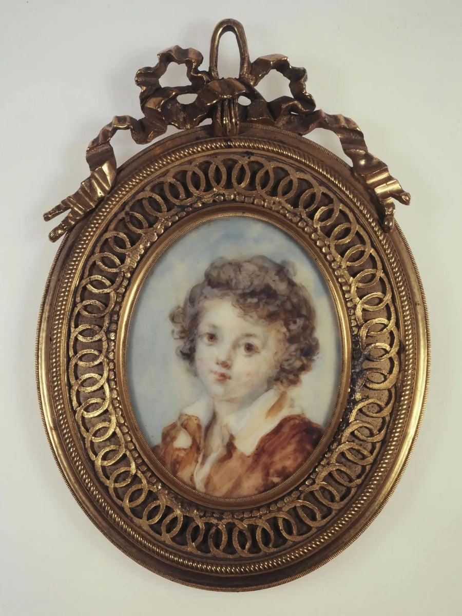 Porträtt i halvlängd av en ung pojke - Jean-Honoré Fragonard