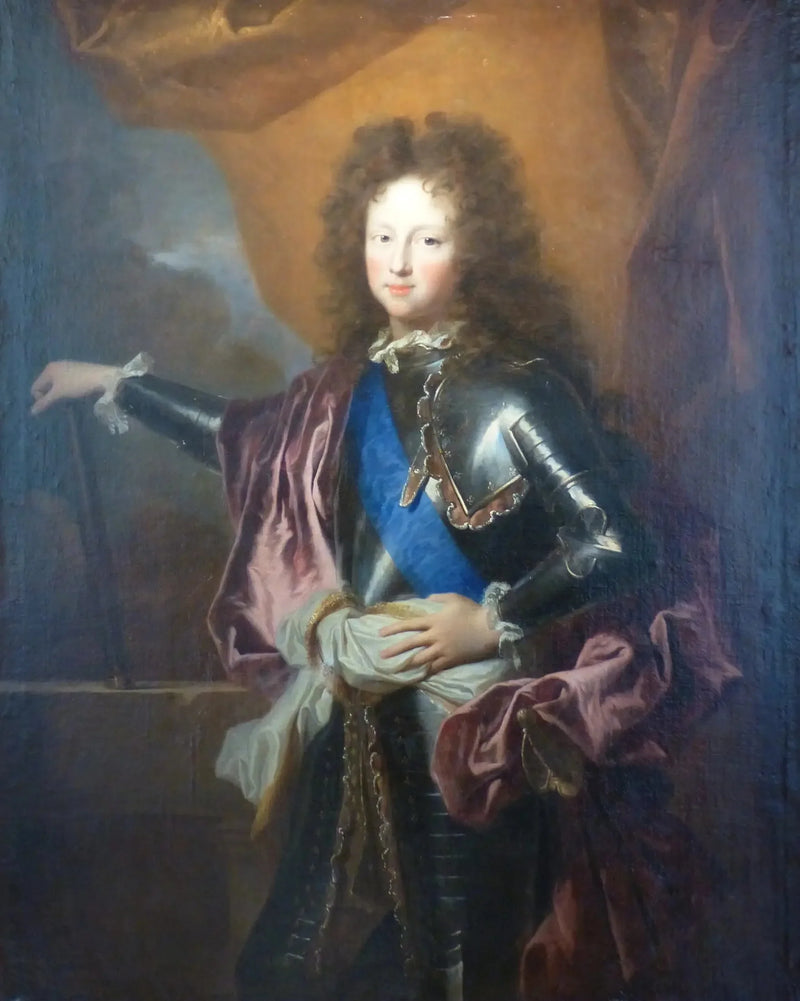 Porträtt i halvlängd av Philippe av Frankrike (hertig av Chartres) - Hyacinthe Rigaud