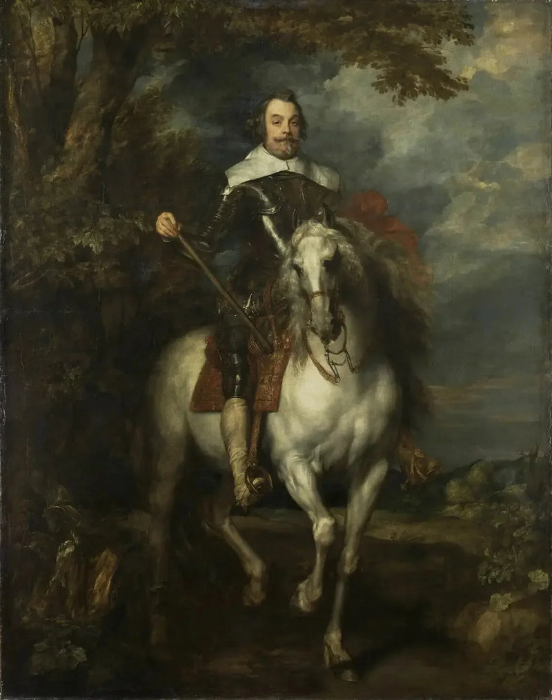 Hästporträtt av Francisco de Moncada - Antoine van Dyck