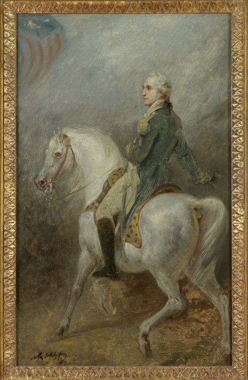 Ryttarporträtt av George Washington - Ary Scheffer