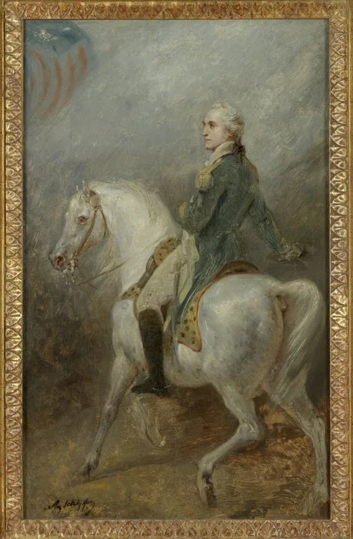 Ryttarporträtt av George Washington - Ary Scheffer