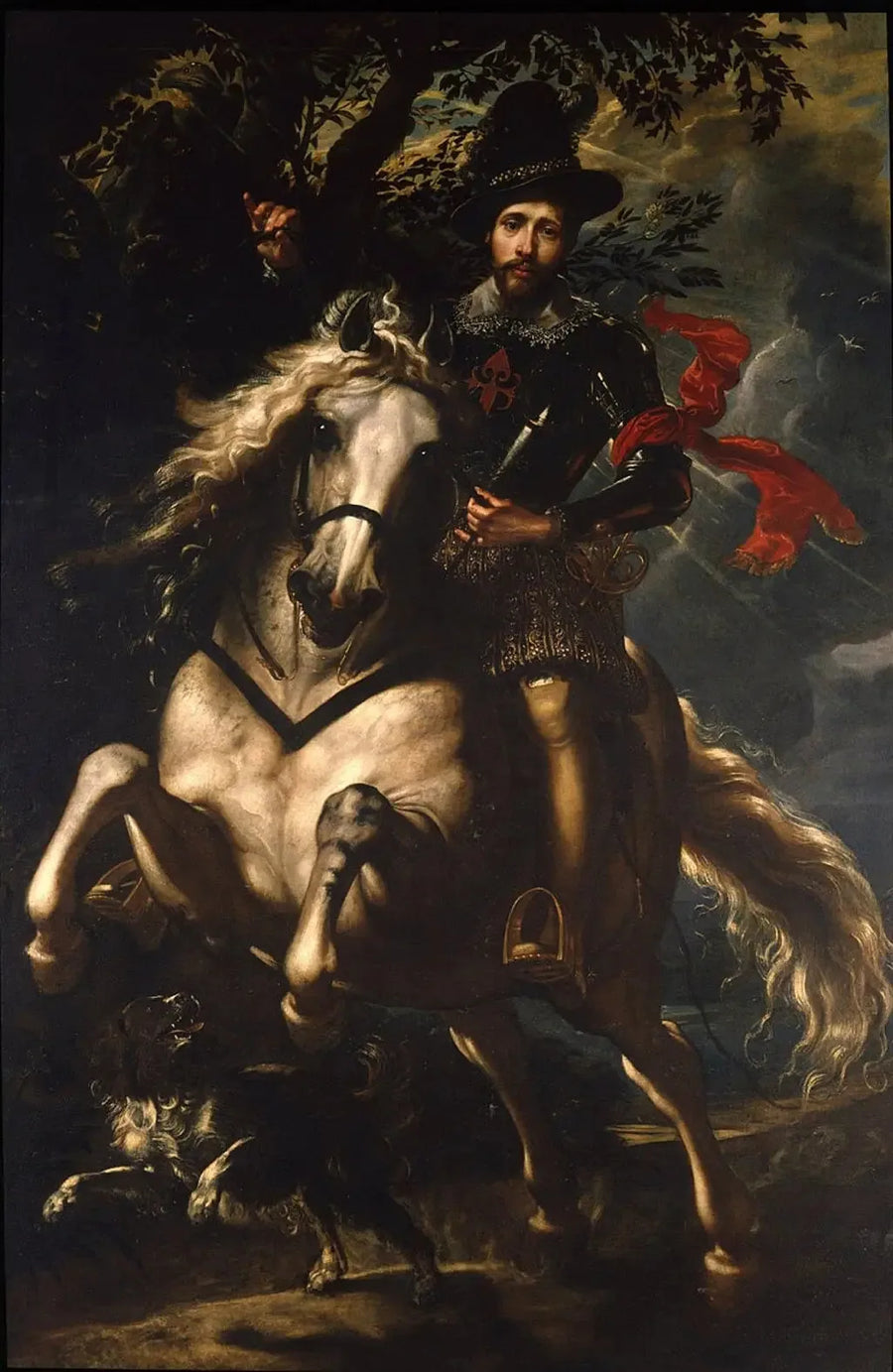 Hästporträtt av Giovanni Carlo Doria - Peter Paul Rubens