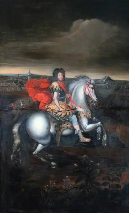 Hästporträtt av Ludvig XIV - Pierre Mignard