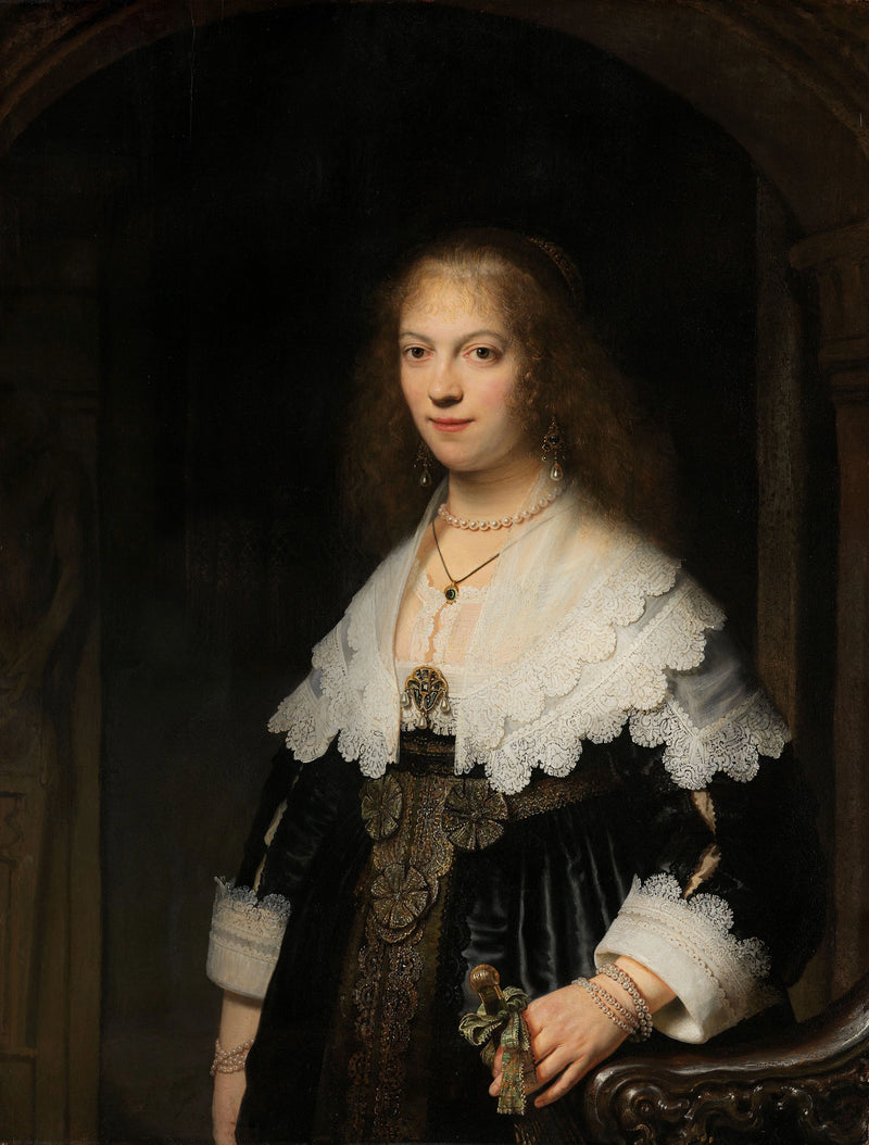Porträtt av Maria Trip - Rembrandt