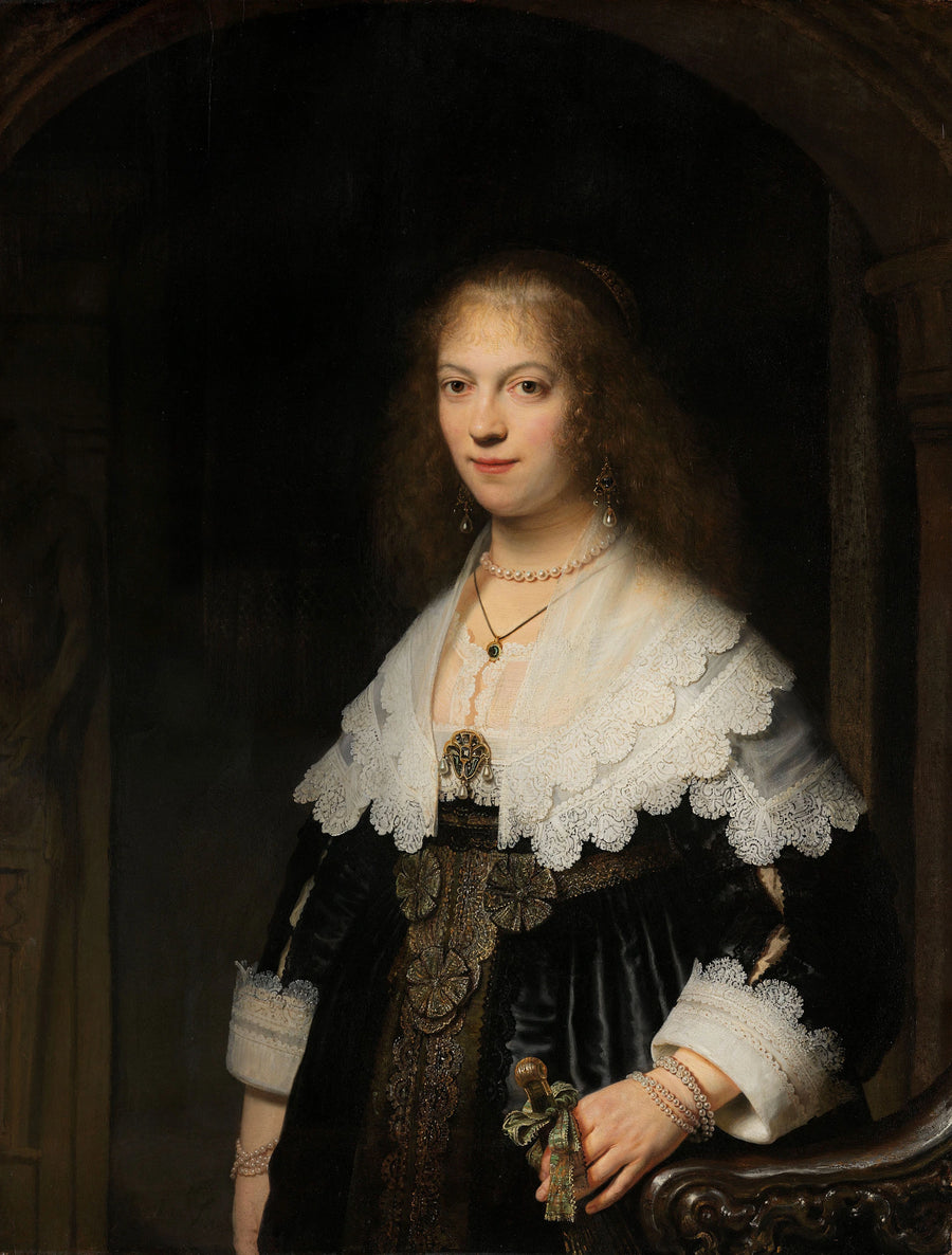 Porträtt av Maria Trip - Rembrandt