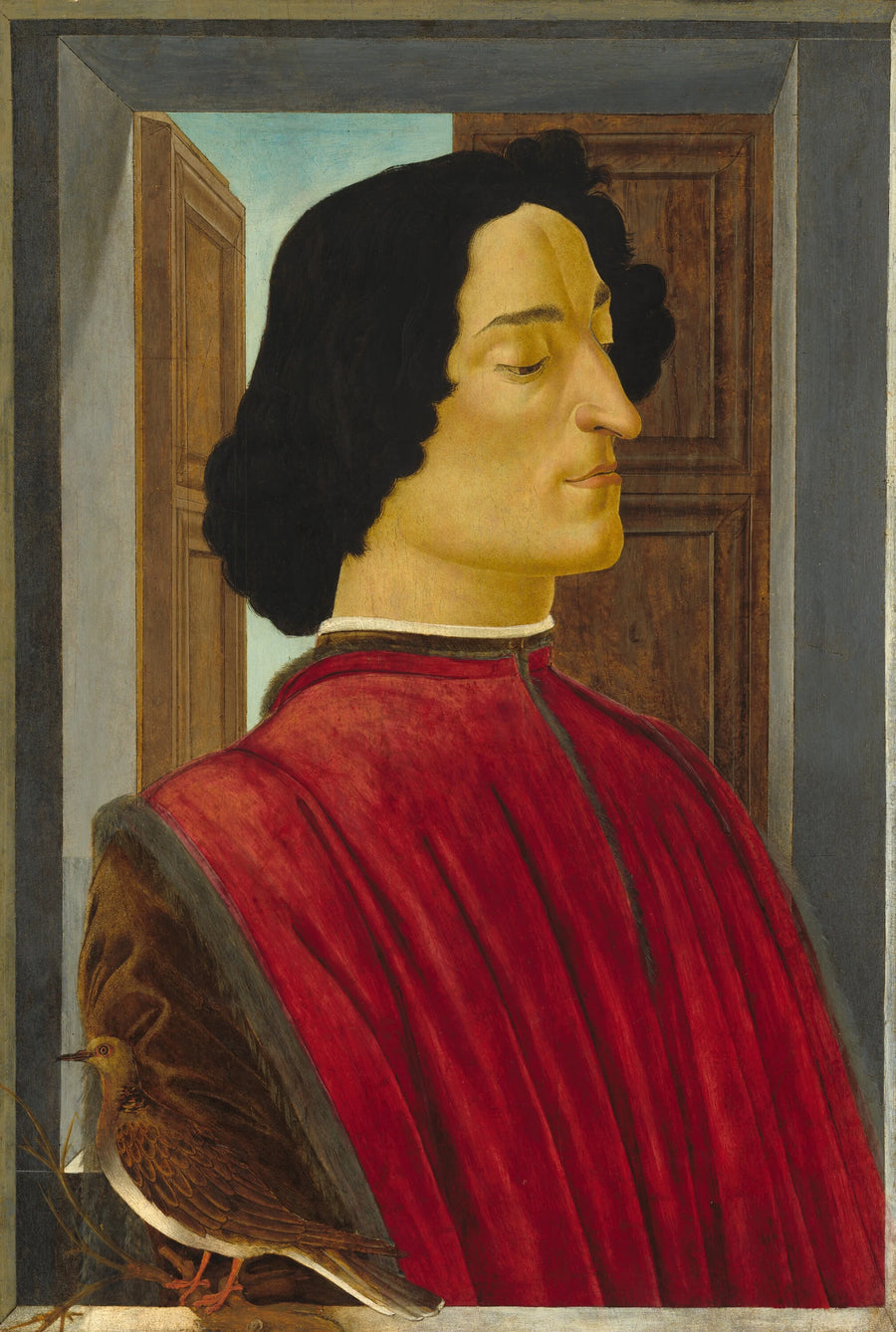 Porträtt av Julien de Médicis - Sandro Botticelli