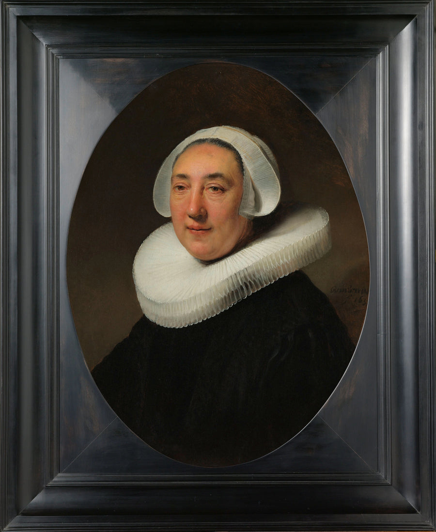 Porträtt av Haesje Jacobsdr van Cleyburg - Rembrandt