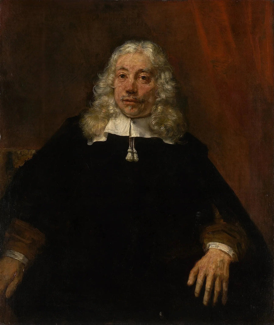 Porträtt av man med vitt hår - Rembrandt