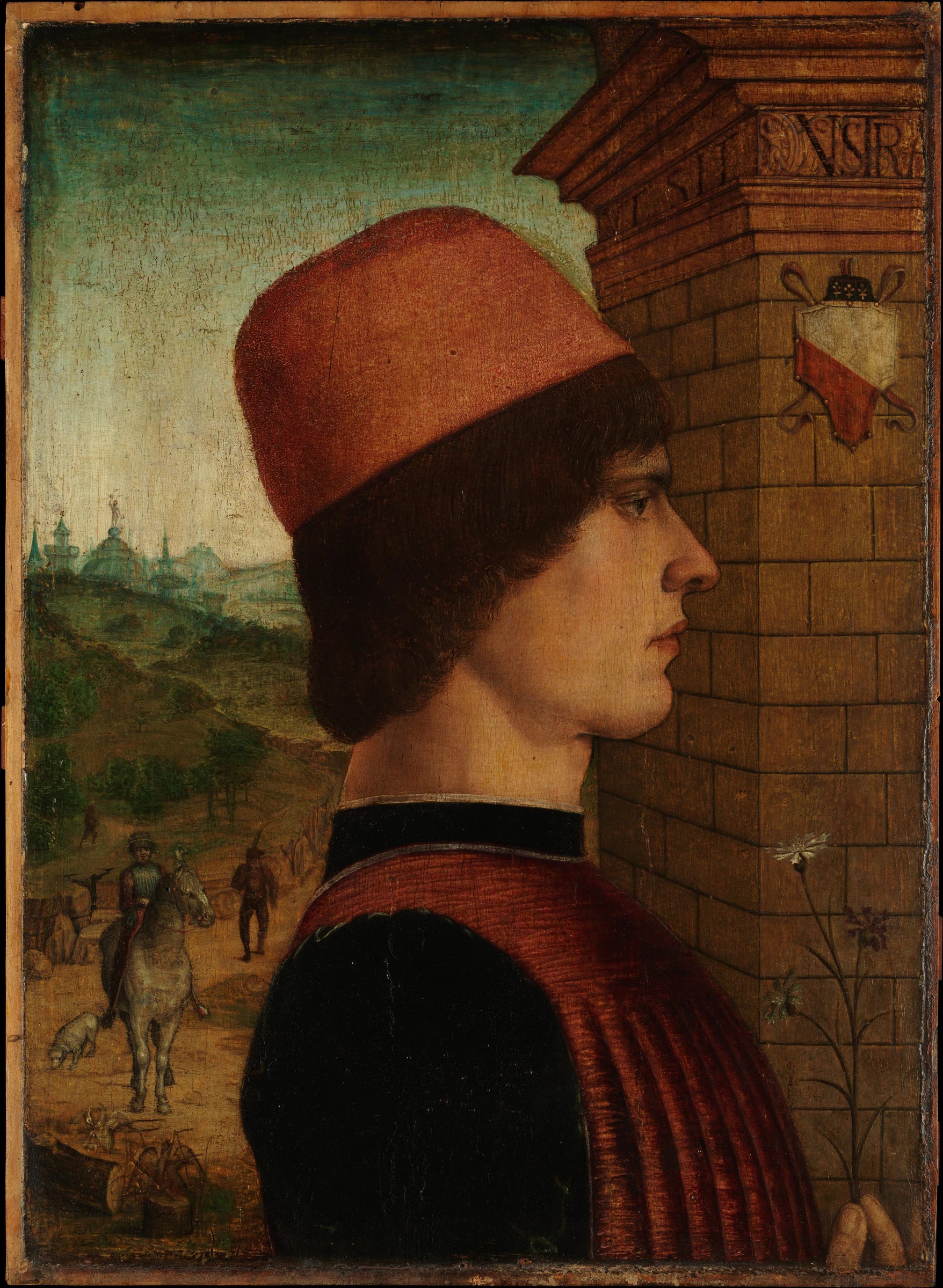 Portrait d'homme, peut-être Matteo di Sebastiano par Bernardino Gozzadini - Maestro delle Storie del Pane