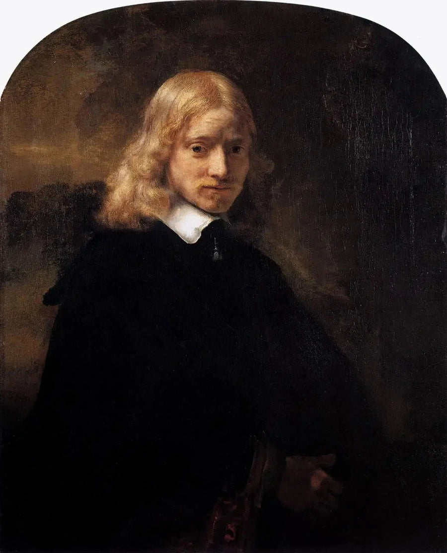 Porträtt av en man, kanske Pieter Six - Rembrandt