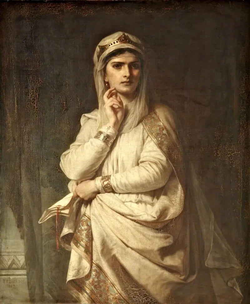 Idealporträtt av Lady Macbeth - Thomas Francis Dicksee