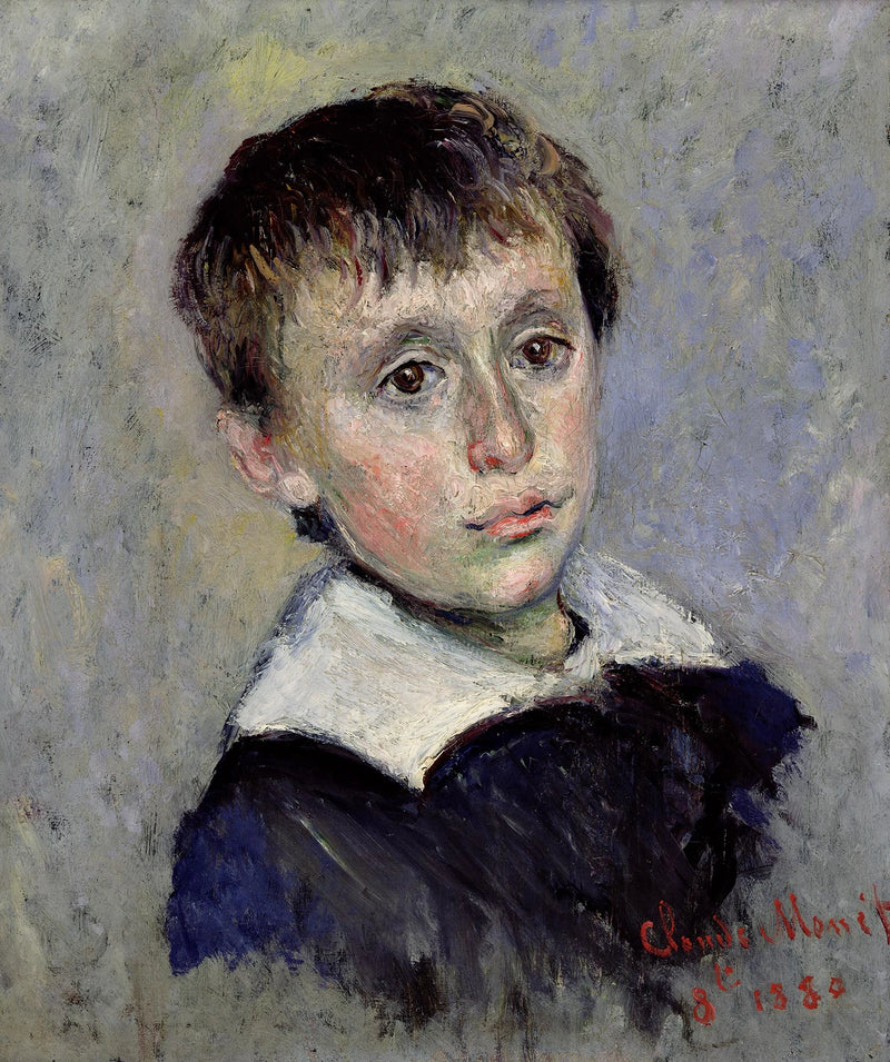 Porträtt av Jean Monet W632 - Claude Monet
