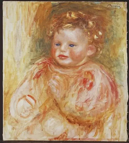 Porträtt av Jean Renoir, barn - Pierre-Auguste Renoir