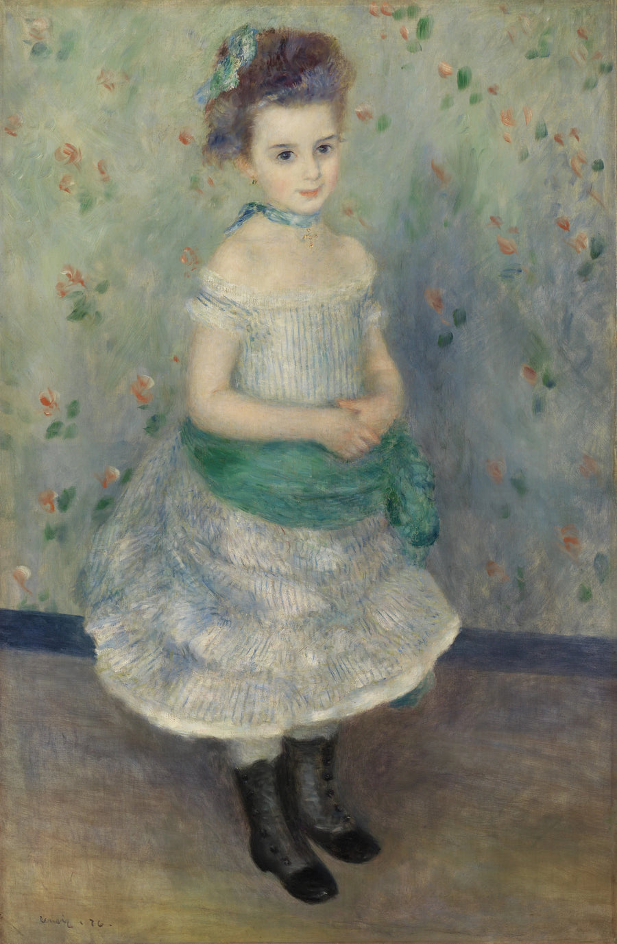 Porträtt av Jeanne Durand-Ruel (Porträtt av fröken J.) - Pierre-Auguste Renoir