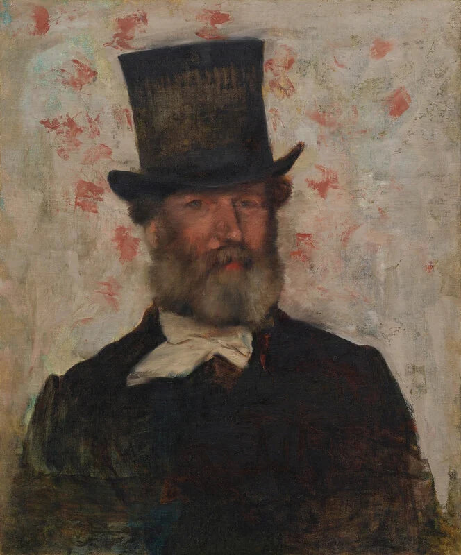 Porträtt av Léopold Levert - Edgar Degas