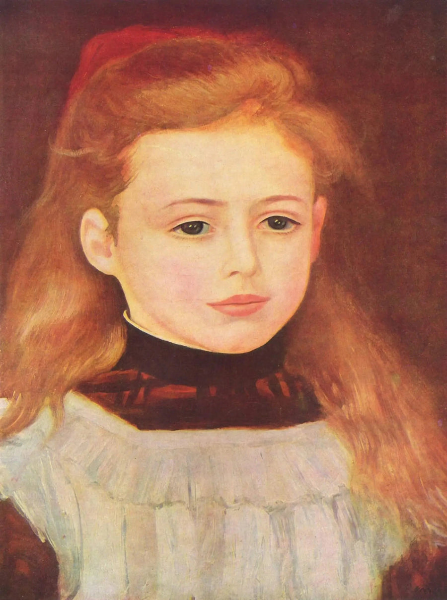 Porträtt av Lucie Bérard - Pierre-Auguste Renoir