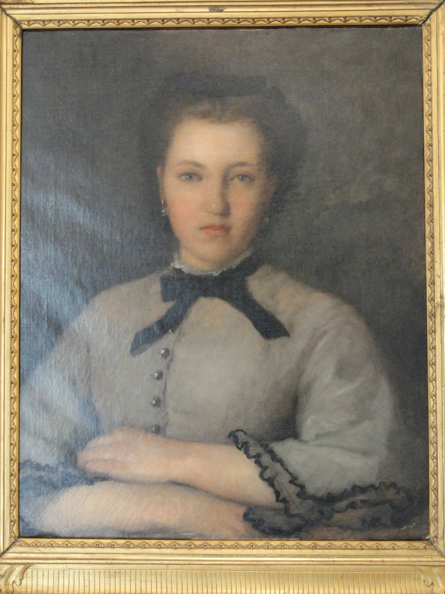 Porträtt av Marie-Zélie Laporte - Pierre-Auguste Renoir