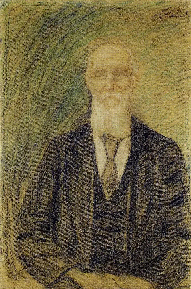 Portrait masculin. Monsieur von R. - Edvard Munch image 1 reproduction d’œuvre d’art à l’huile