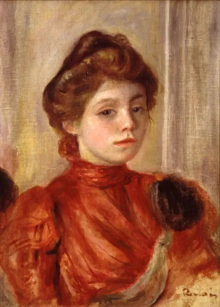 Porträtt av Mlle Lerolle - Pierre-Auguste Renoir