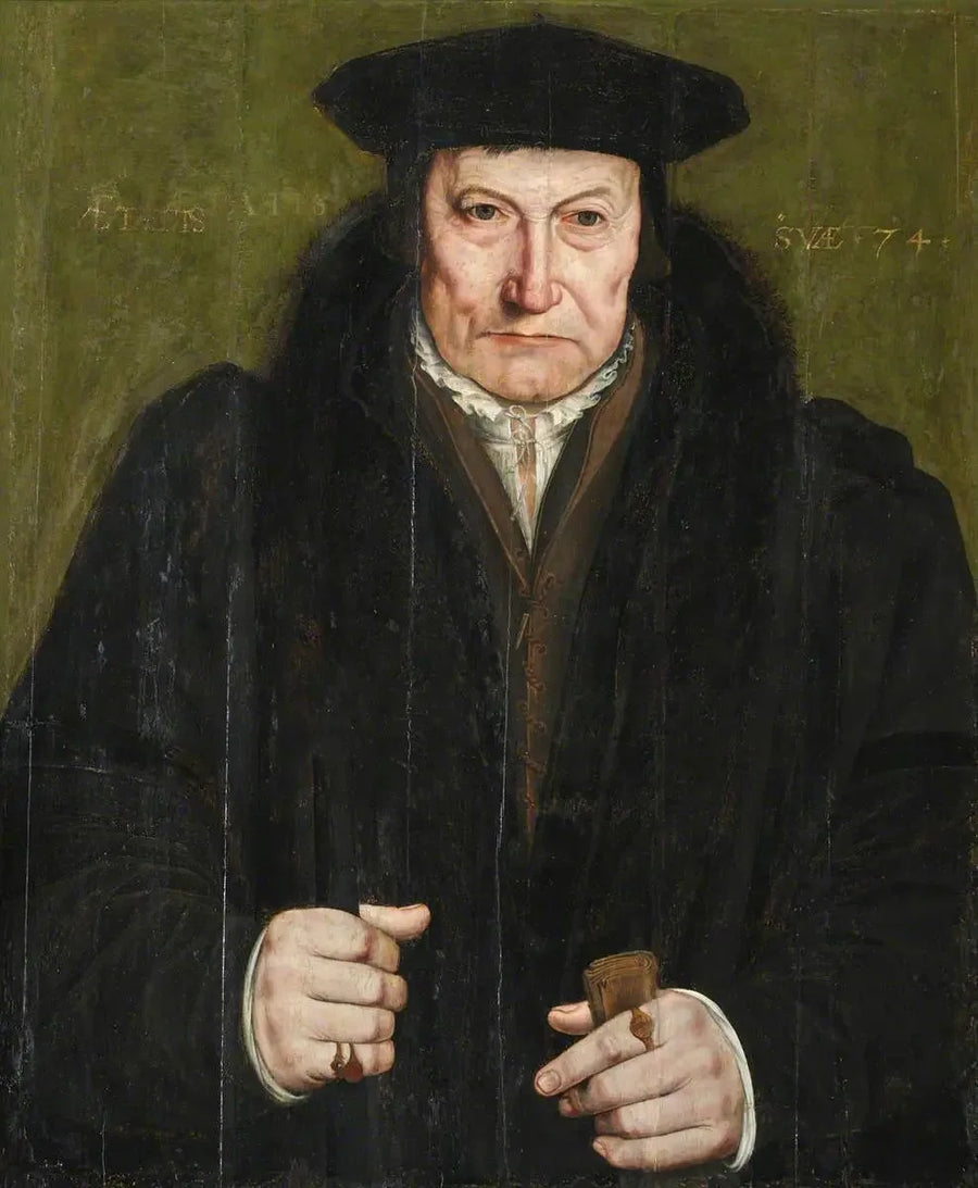 Porträtt av en gentleman (ibland identifierad som biskop Fisher, 1469–1535) - Hans Holbein den yngre