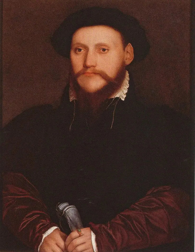 Porträtt av en okänd gentleman - Hans Holbein den yngre