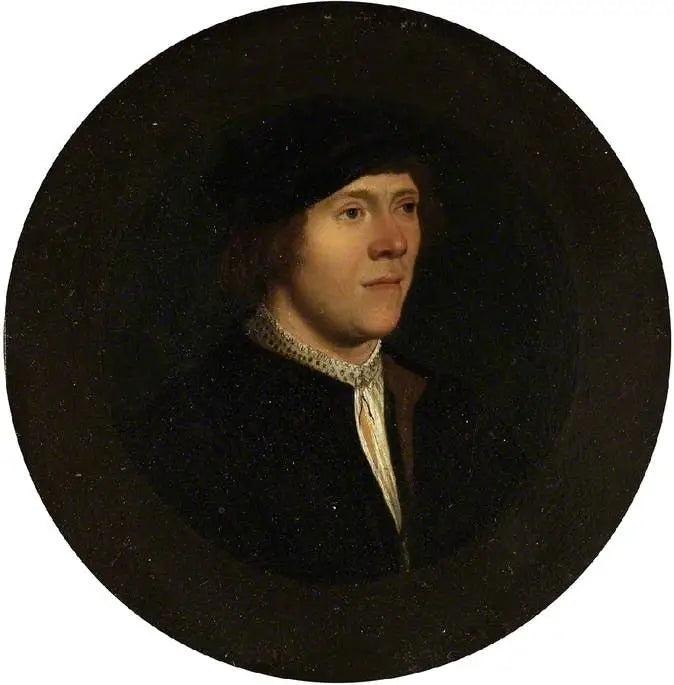 Porträtt av en okänd man i tjänst hos Henrik VIII - Hans Holbein den yngre