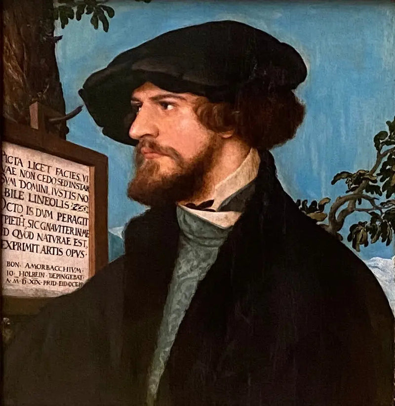 Porträtt av Bonifacius Amerbach - Hans Holbein den yngre