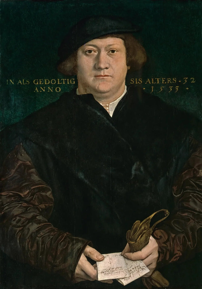 Porträtt av Cyriacus Kale - Hans Holbein den yngre