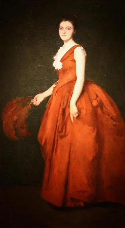 Porträtt av Madame T - Edmund Charles Tarbell