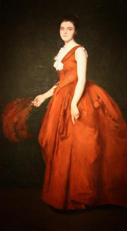 Porträtt av Madame T - Edmund Charles Tarbell