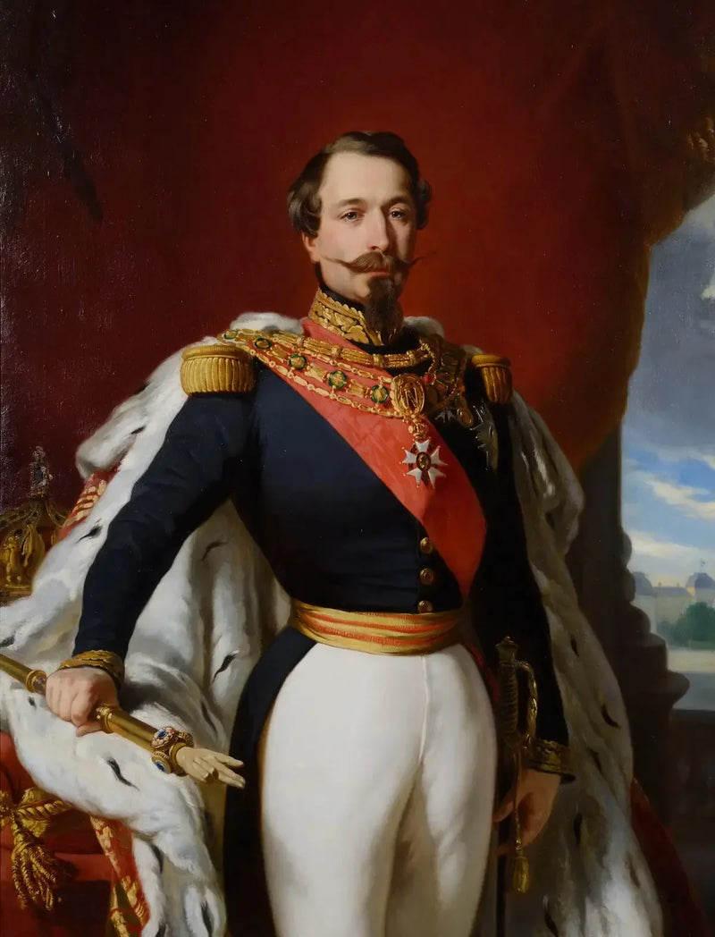 Offentligt porträtt av Napoleon III - Franz Xaver Winterhalter