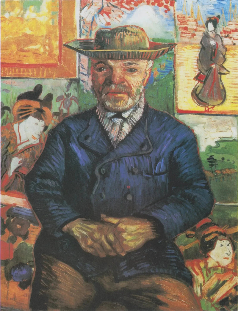 Porträtt av Père Tanguy - Vincent van Gogh