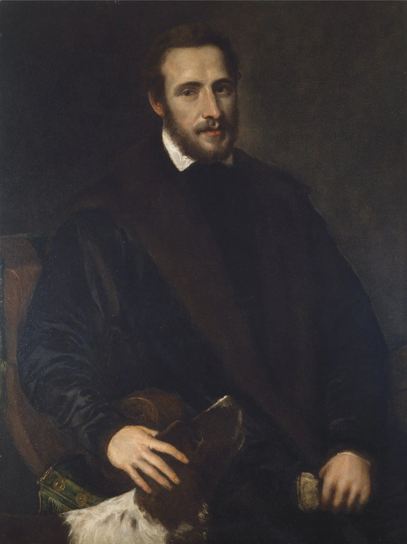 Möjligt porträtt av Giovanni d'Anna - Titian