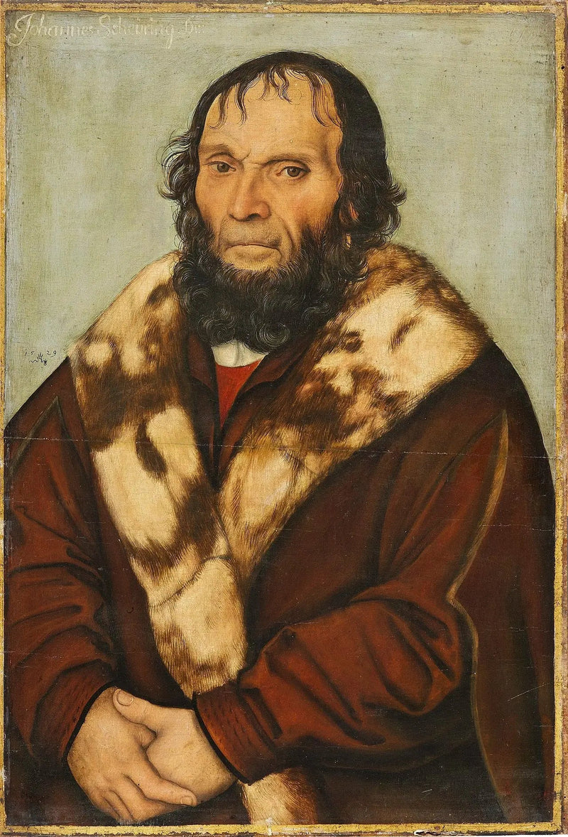 Porträtt efter döden av Dr J. Scheyring - Lucas Cranach den äldre