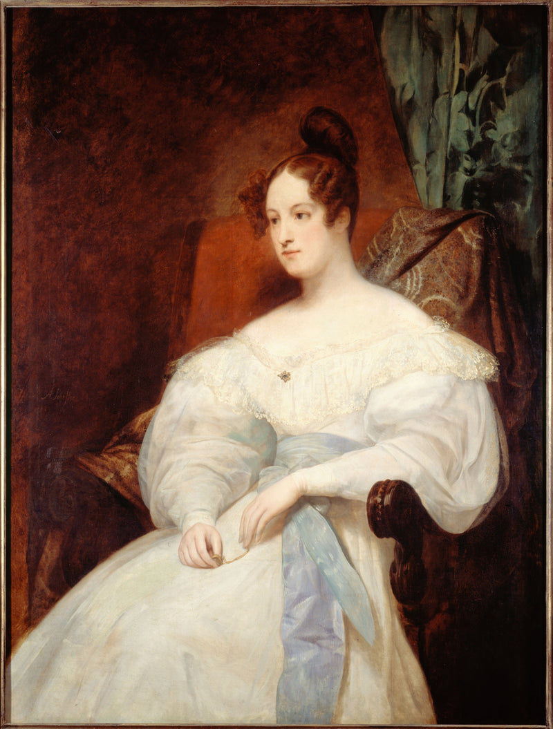 Före detta porträtt av prinsessan Louise d'Orléans - Ary Scheffer