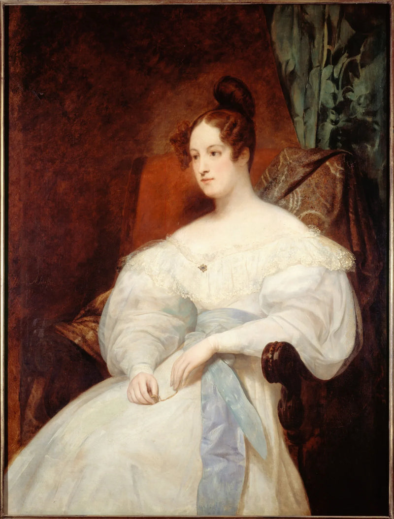 Före detta porträtt av prinsessan Louise d'Orléans - Ary Scheffer