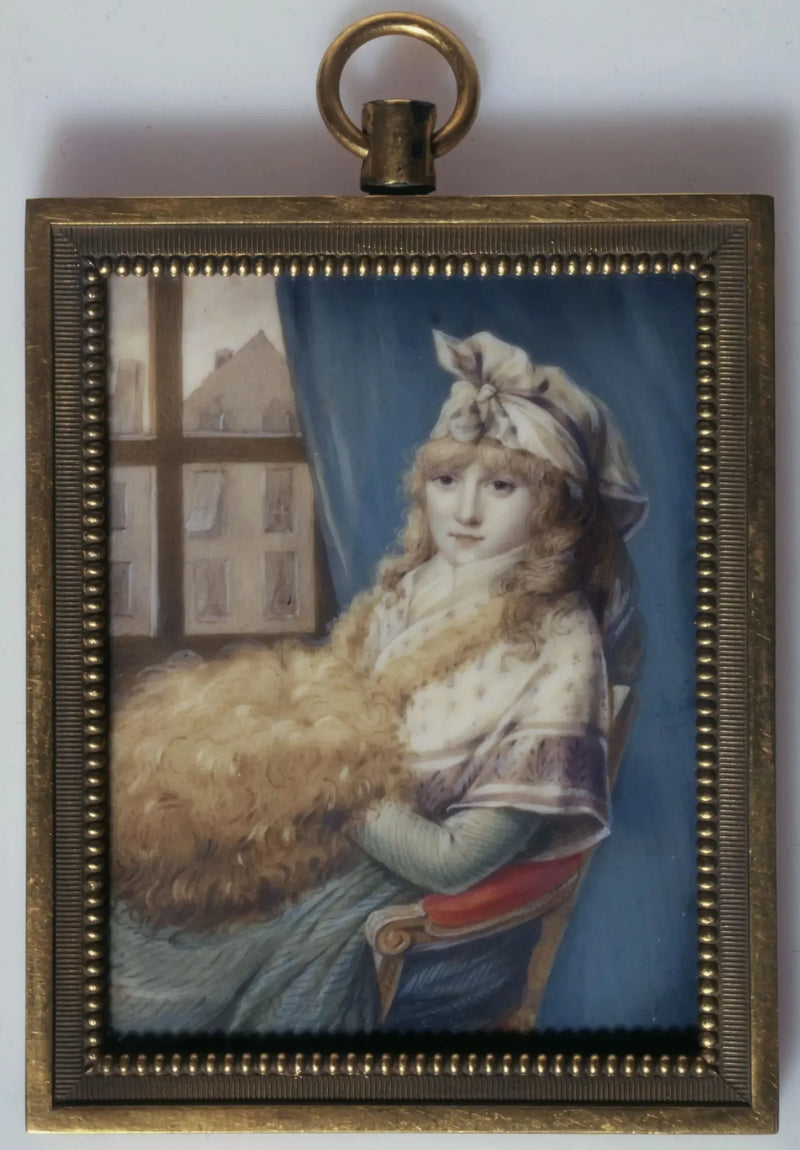 Föreslagen porträtt av Lucile Desmoulins - Louis-Léopold Boilly