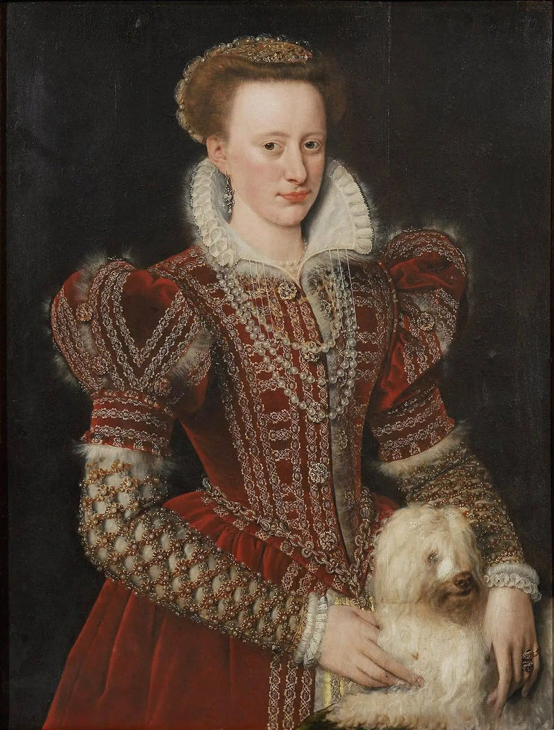 Föreslagen porträtt av Marguerite av Frankrike (1553-1615) - François Clouet