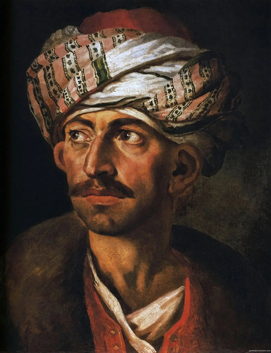 Antaget porträtt av Mustapha - Théodore Géricault