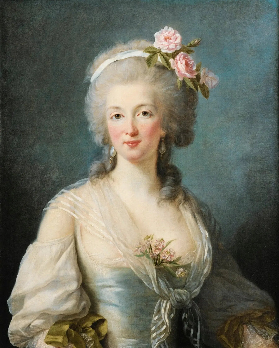 Antaget porträtt av Jeanne de Valois-Saint-Rémy - Élisabeth Vigée Le Brun