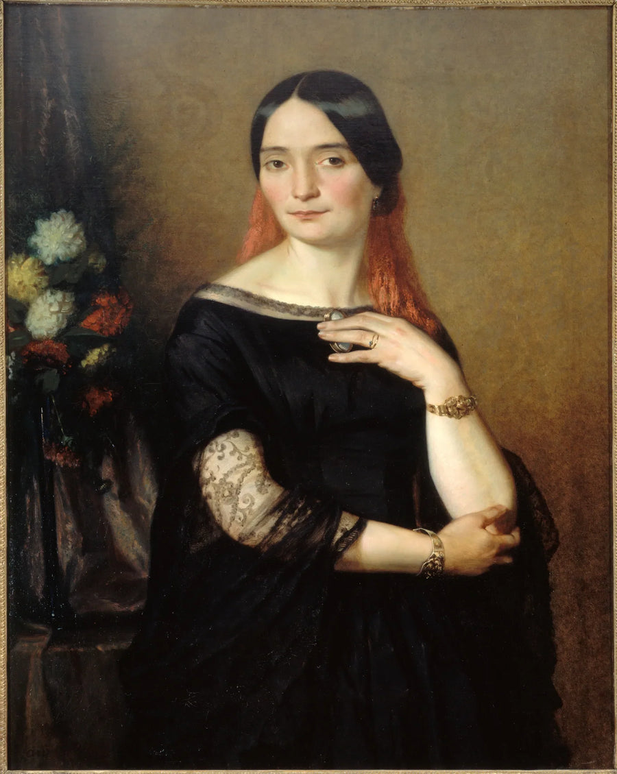 Föreställning av Mademoiselle Mars - Ary Scheffer