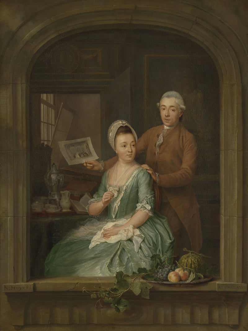 Portrait de Robert Muys et de son épouse Maria Nozeman - Nicolaes Muys