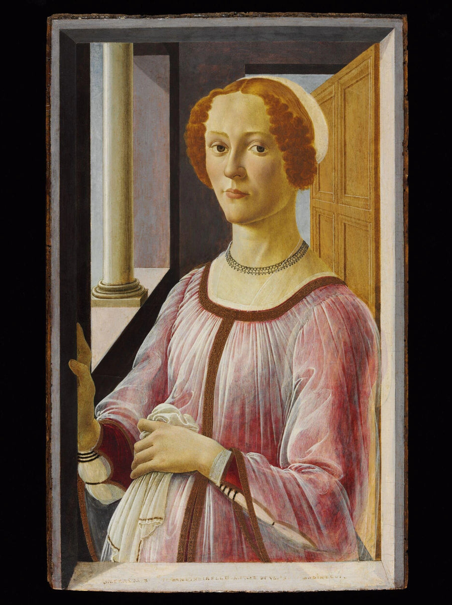 Porträtt av Esmeralda Brandini - Sandro Botticelli