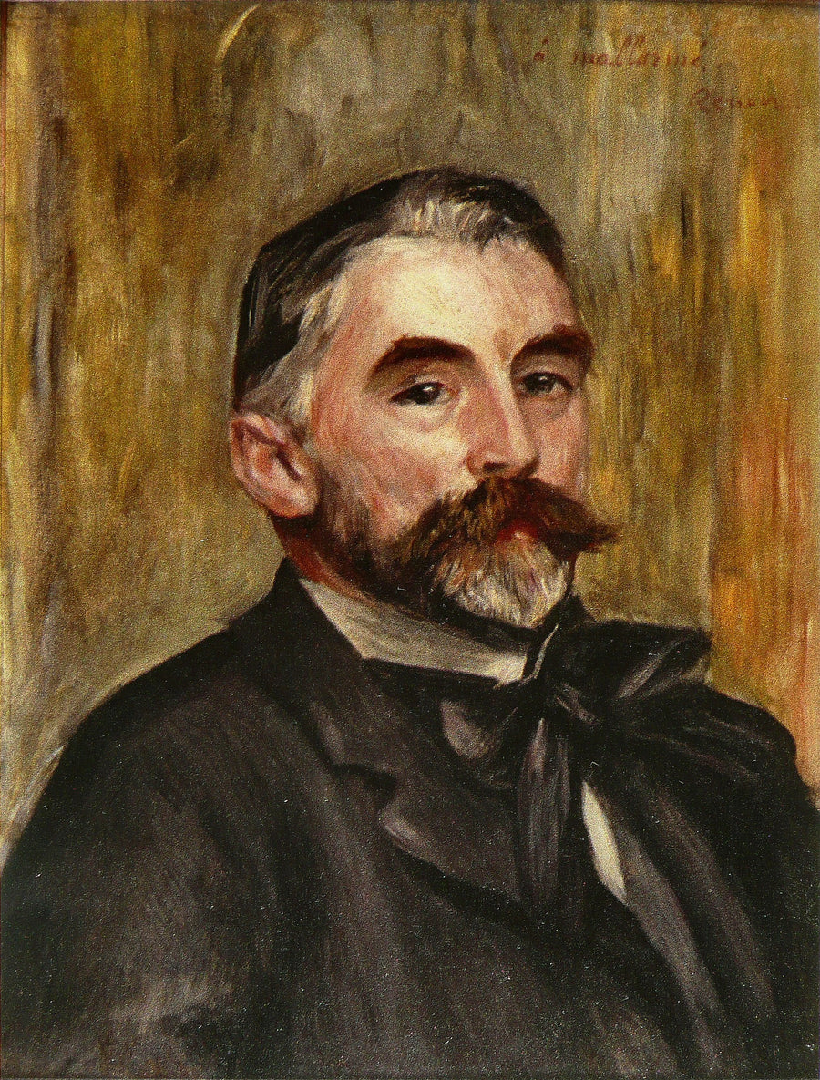 Porträtt av Stéphane Mallarmé - Pierre-Auguste Renoir