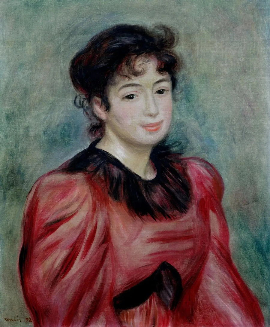 Porträtt av Mademoiselle Victorine de Bellio - Pierre-Auguste Renoir