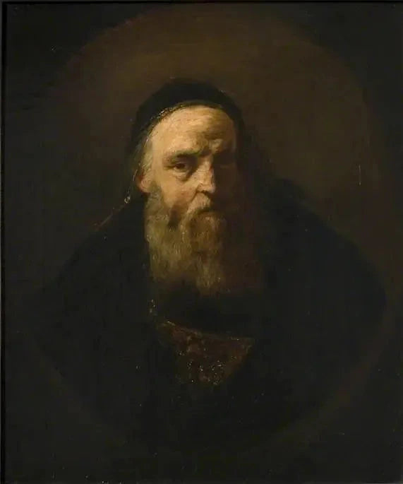 Porträtt av en gammal man (Shylock) - Rembrandt