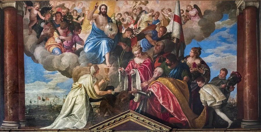 Votivporträtt av dogen Sebastiano Venier - Paul Véronèse