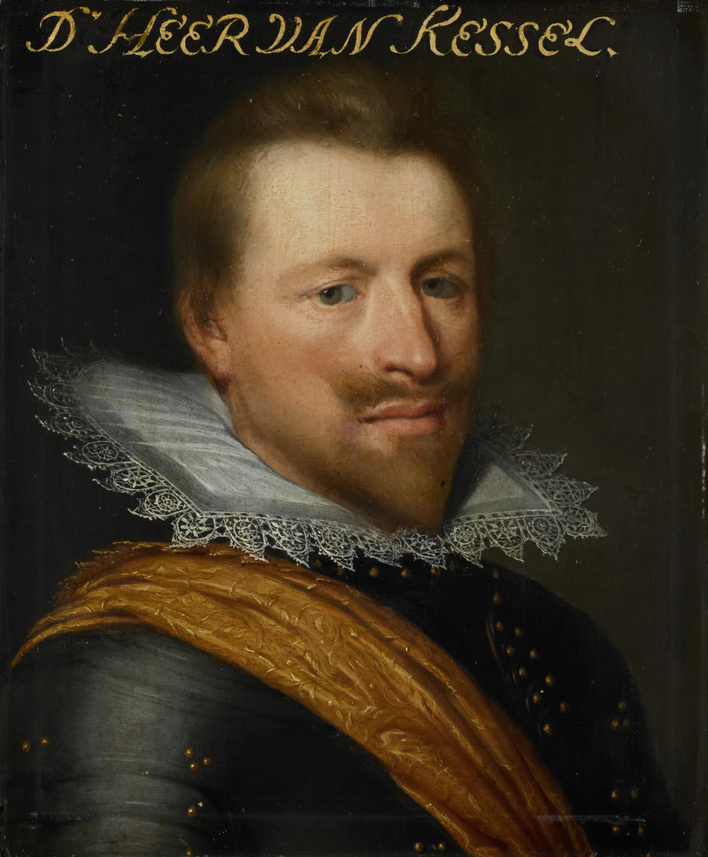 Portrait de Willem Adriaen (?-1625), comte de Hornes, seigneur de Kessel et Westwezel - Jan van Ravesteyn
