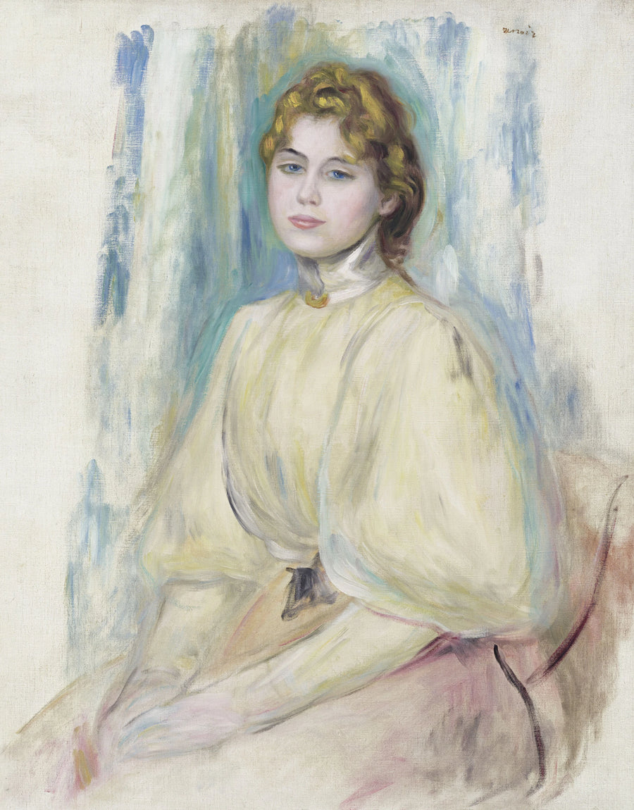Porträtt av Mademoiselle Yvonne Lerolle - Pierre-Auguste Renoir