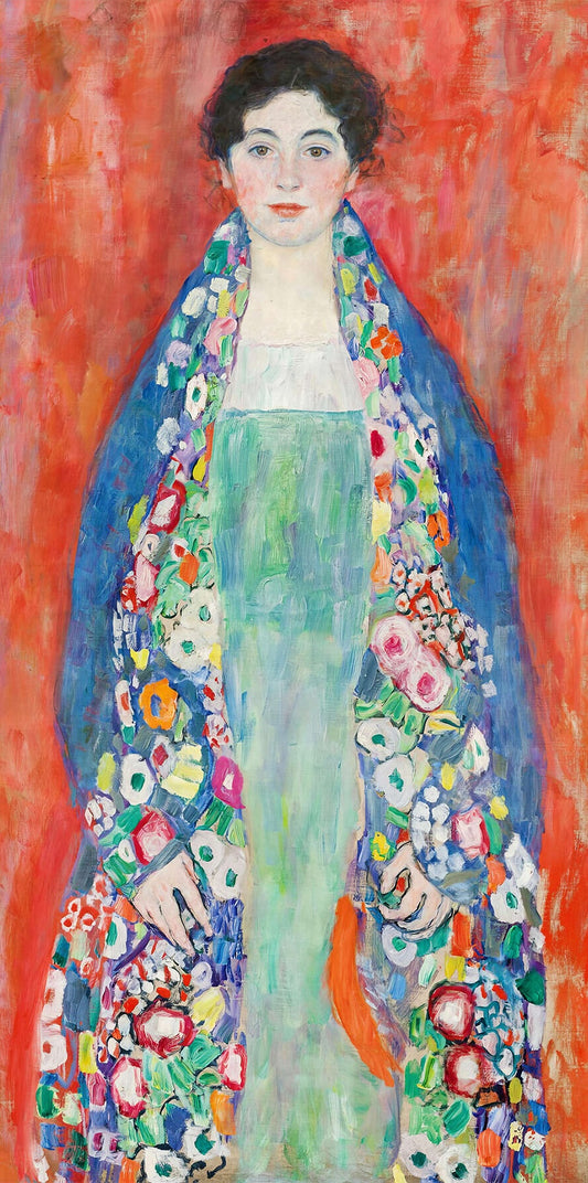 🎀 Porträtt av Miss Lieser – Gustav Klimt (1917)